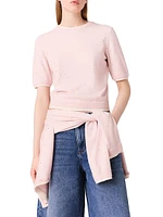 Wool Short-Sleeve Jumper
