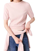 Wool Short-Sleeve Jumper