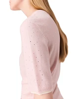 Wool Short-Sleeve Jumper