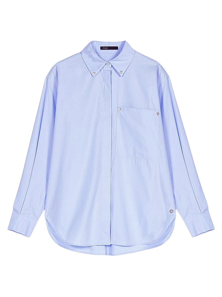 Long Poplin Shirt