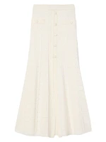 Pointelle Knit Skirt