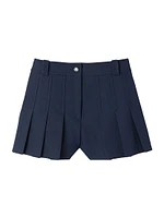 Tailored Pleated Shorts