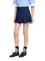 Tailored Pleated Shorts
