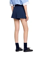 Tailored Pleated Shorts