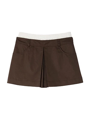 Pleated Skort