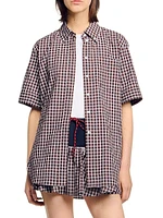 Oversized Check Shirt