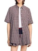 Oversized Check Shirt