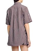 Oversized Check Shirt