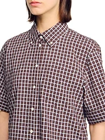 Oversized Check Shirt