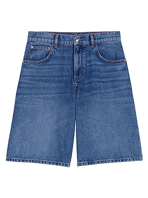 Denim Bermuda Shorts