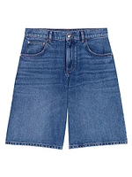 Denim Bermuda Shorts