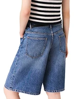 Denim Bermuda Shorts