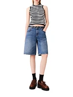 Denim Bermuda Shorts
