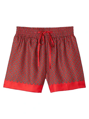 Scarf Print Shorts