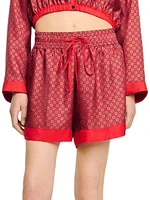 Scarf Print Shorts