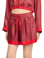 Scarf Print Shorts