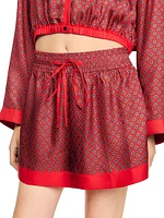 Scarf Print Shorts