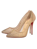 Follies 100MM Mesh Strass Pumps