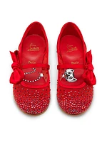 Baby Girl's Little Girl's & Girl's Melodie Strass Flats