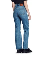 Straight Faded Jeans