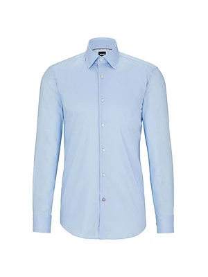Slim-Fit Shirt Easy-Iron Cotton Poplin