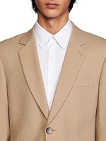 Wool Suit Blazer
