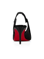Hot Chick Sling 70MM Patent Leather Pumps