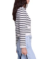 Striped Knit Cardigan