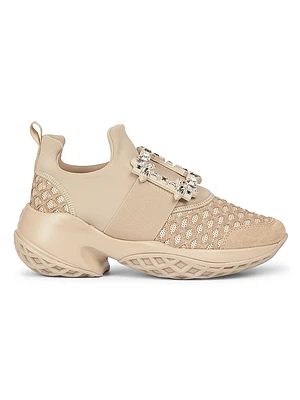 Viv Run Strass Buckle Sneakers
