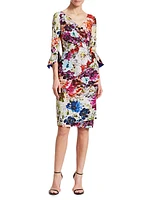 Triana Floral Wrap Dress