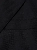 Soft Basic Wool Two-Button Slim-Fit Blazer