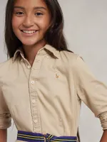 Little Girl's & Belted Chino Dress