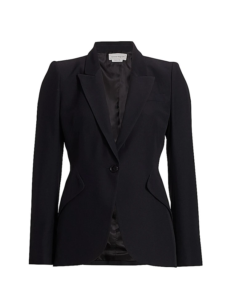 Tailored Peak-Lapel Jacket
