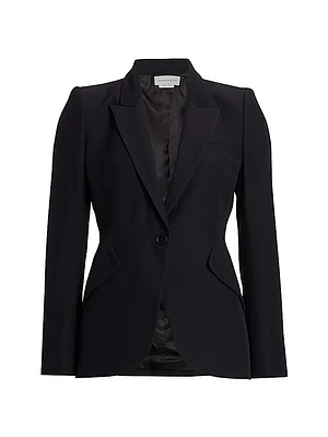 Tailored Peak-Lapel Jacket