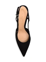 Boris Suede Slingback Pumps