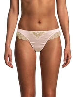 Lace Inset Thong