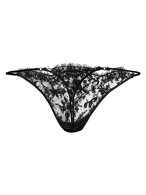 Beaded Lace Thong