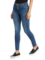 Farrah High-Rise Stretch Skinny Ankle Jeans
