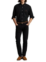 Garment-Dyed Classic-Fit Oxford Shirt