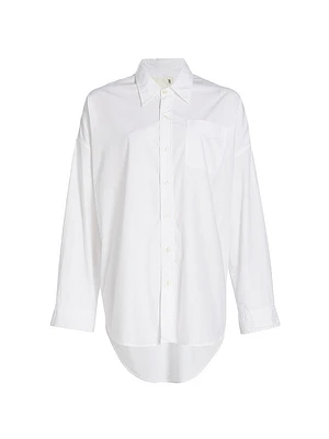Drop Neck Oxford Shirt
