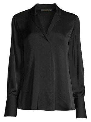 Rebekah Stretch-Silk Blouse