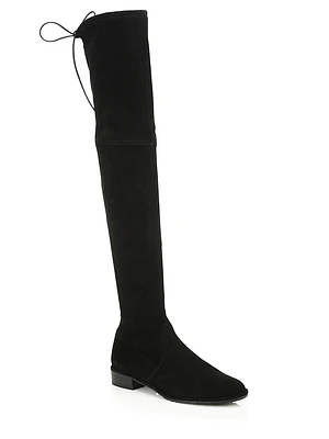 Lowland Suede Thigh-High Boots