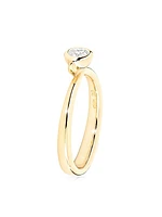 Bouton 18K Yellow Gold & Diamond Ring