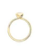 Bouton 18K Yellow Gold & Diamond Ring