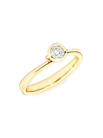 Bouton 18K Yellow Gold & Diamond Ring