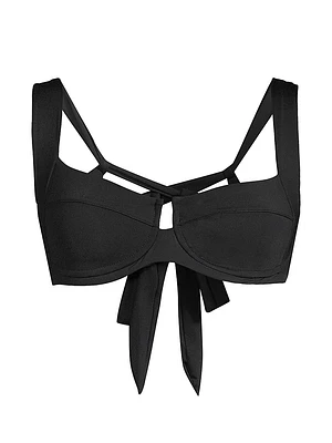 Sensual Solids Camellia Bikini Top