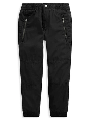 Little Boy's Cotton Poplin Jogger Pants