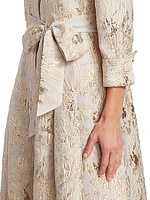 Brocade Shirt Gown