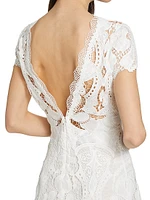 Laura Guipure Lace Midi-Dress