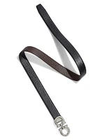 Double Gancini Buckle Adjustable Cut-to-Size Reversible Belt
